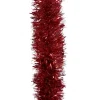 Christmas Warehouse Red Metallic 8Ply Classic Christmas Tinsel Garland - 10Cm X 5M> Tinsel