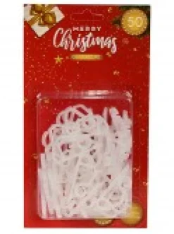 Christmas Warehouse Reusable Outdoor Gutter Clips Christmas Light Accessory - 50 Pack><noscript><img width=