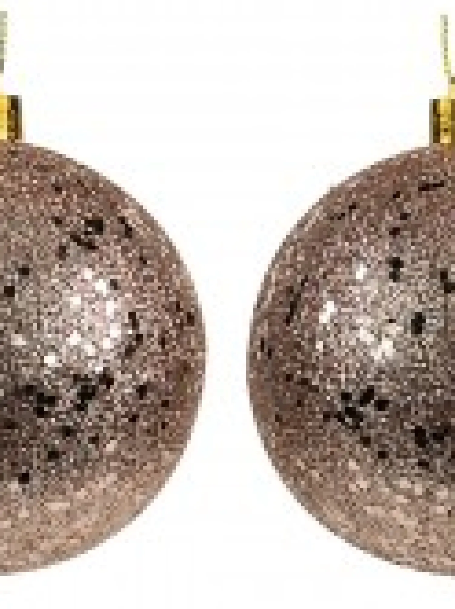 Christmas Warehouse Rose Gold Metallic Sequins & Glitter Coated Christmas Baubles - 4 X 80Mm> Bauble Packs