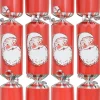 Christmas Warehouse Rosy Red Cheek Traditional Jolly Santa Christmas Cracker Bon Bons - 50 X 30Cm> Christmas Cracker Bon Bon Catering Packs (50 Per Pack)