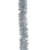 Christmas Warehouse Silver Metallic 6Ply Classic Christmas Tinsel Garland - 50Mm X 5M> Tinsel