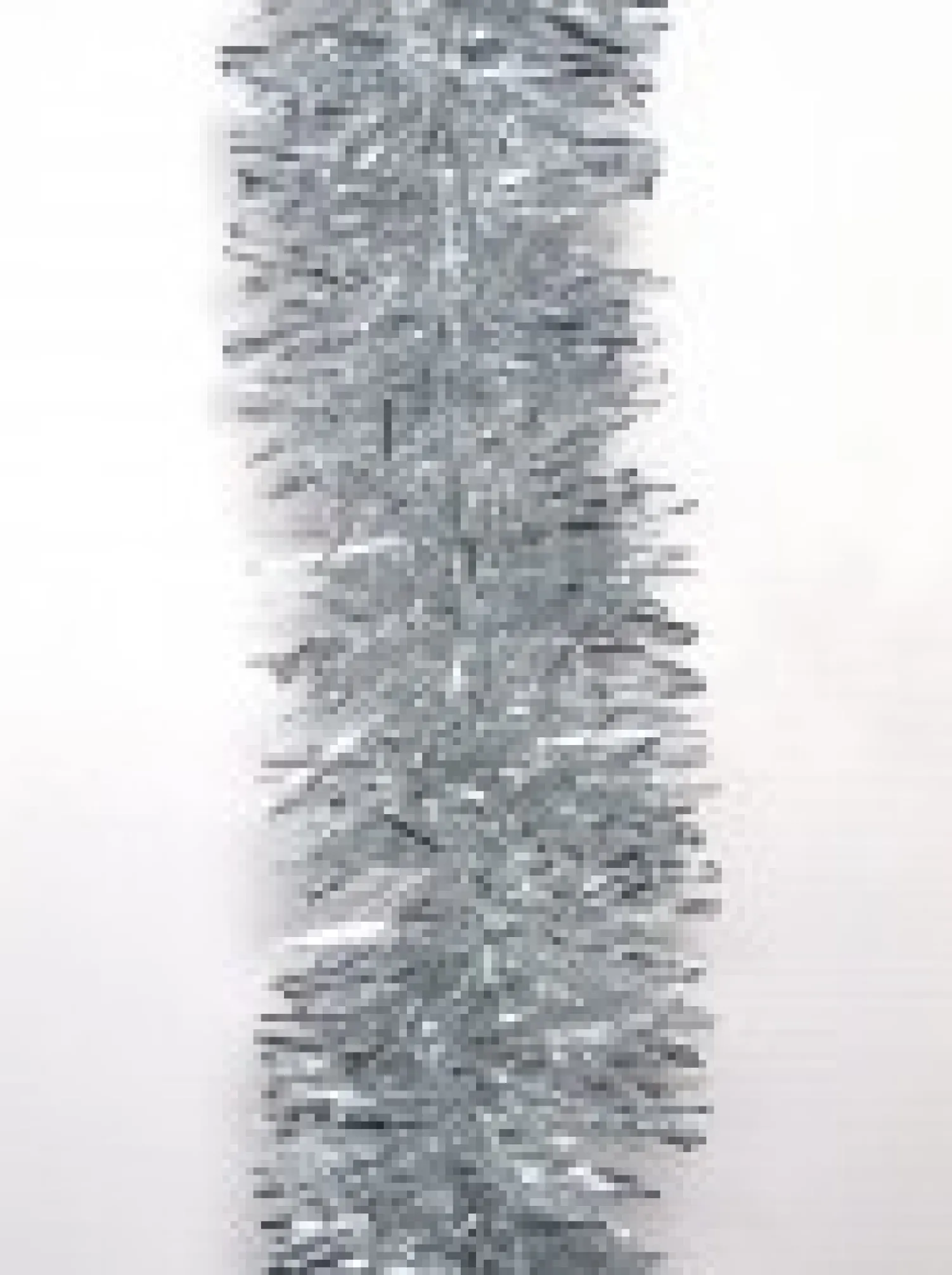 Christmas Warehouse Silver Metallic 6Ply Classic Christmas Tinsel Garland - 50Mm X 5M> Tinsel