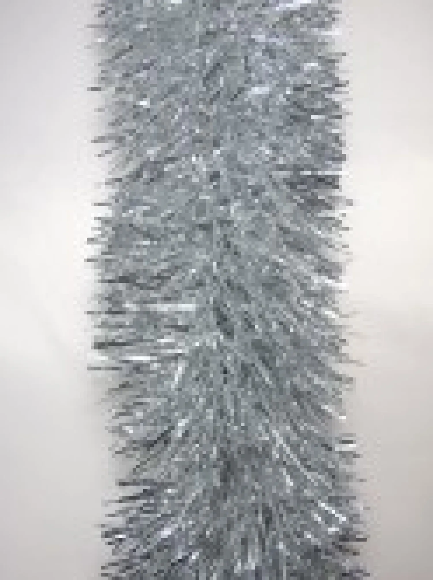 Christmas Warehouse Silver Metallic 8Ply Classic Christmas Tinsel Garland - 15Cm X 5M> Tinsel
