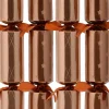 Christmas Warehouse Star & Diamond Pattern Shiny Copper Christmas Cracker Bon Bons - 8 X 36Cm> Christmas Cracker Bon Bon Packs (4 - 16 Per Pack)