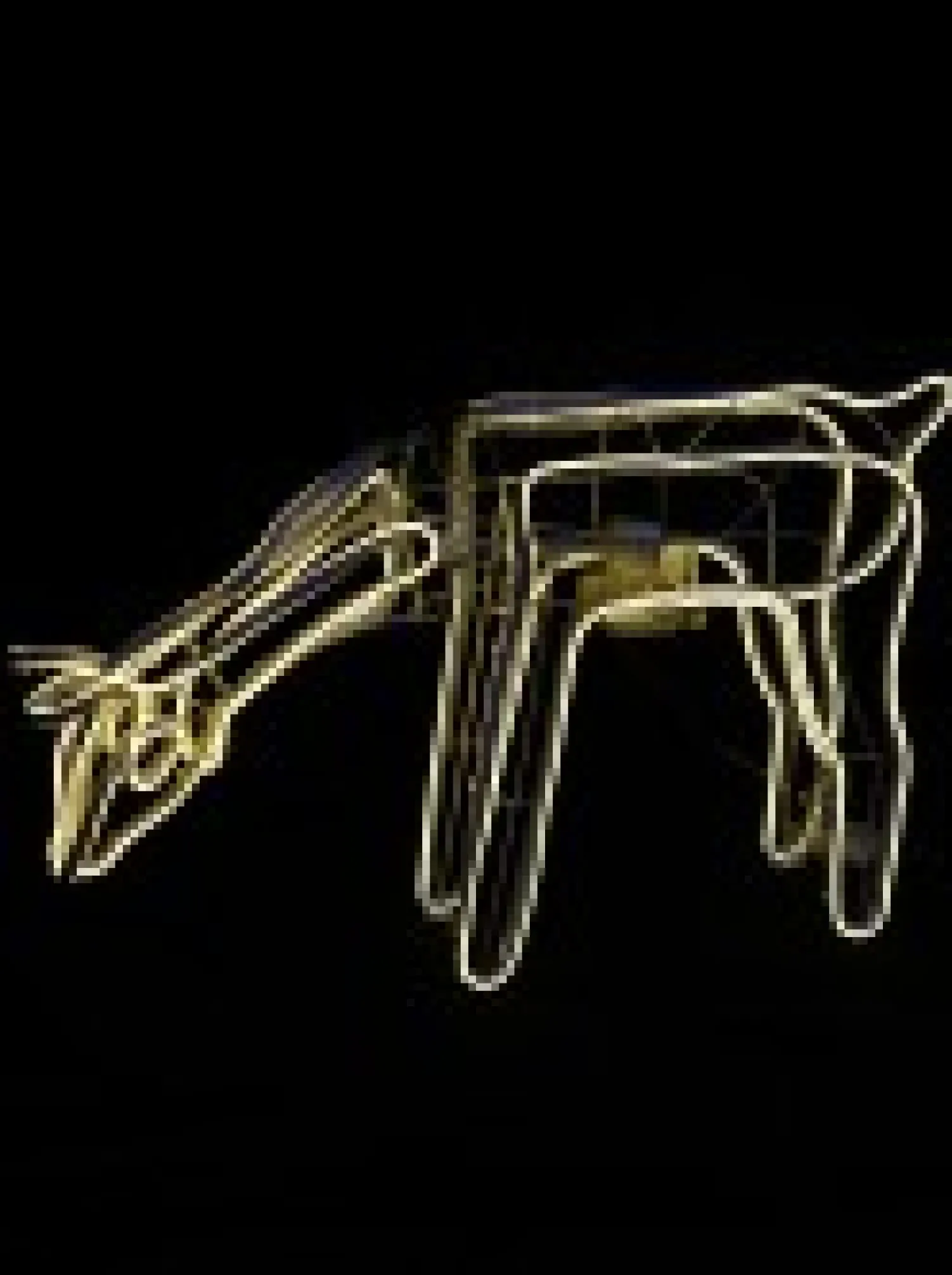 Christmas Warehouse Warm White Animated Grazing Reindeer Neon Christmas Light Display - 77Cm> Christmas Light Displays - 3D