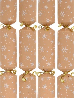 Christmas Warehouse White Heavy Snowfall On Caramel Christmas Cracker Bon Bons - 50 X 30Cm> Christmas Cracker Bon Bon Catering Packs (50 Per Pack)