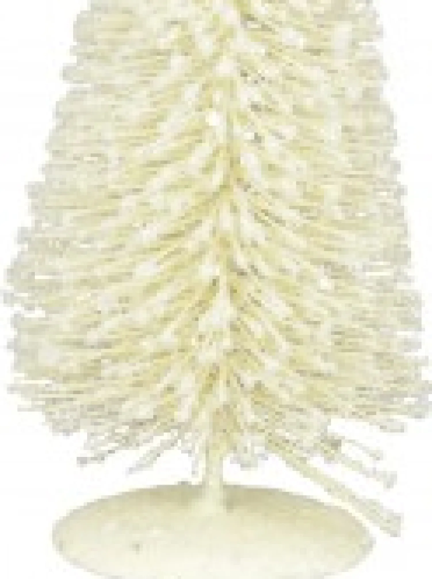 Christmas Warehouse White Iron Christmas Tree With Snow Dust & Star Table Top Ornament - 19Cm> Table Top Christmas Trees