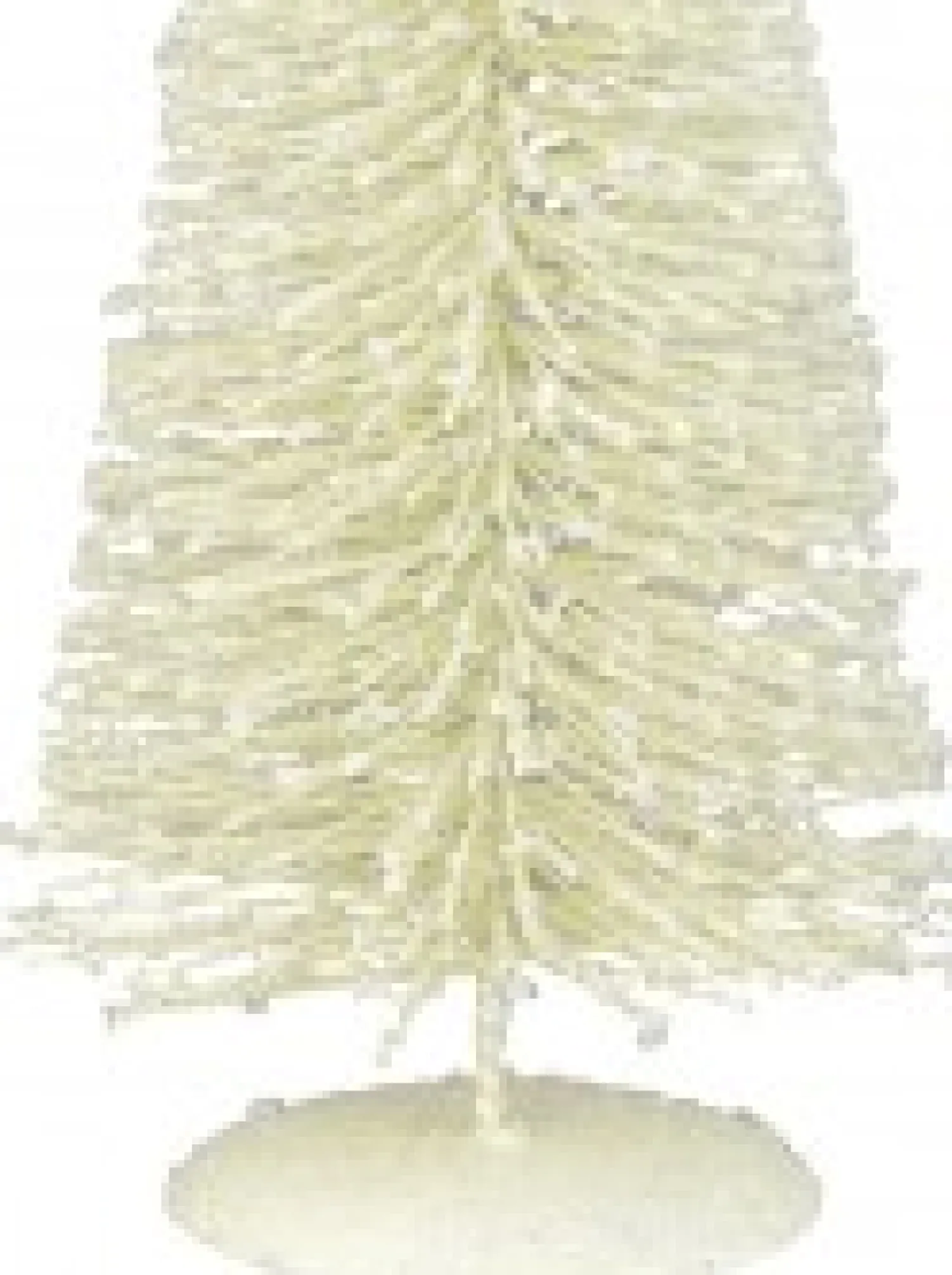 Christmas Warehouse White Iron Christmas Tree With Snow Dust & Star Table Top Ornament - 30Cm> Table Top Christmas Trees