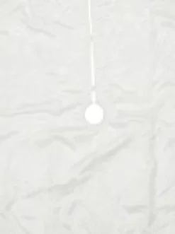 Christmas Warehouse White With Iridescent Glitter Star & Sunburst Pattern Christmas Tree Skirt - 1.2M> Tree Skirts