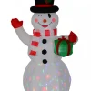 Christmas Warehouse Winking Snowman With Led Disco Light Christmas Inflatable Display - 1.5M> Inflatable Displays